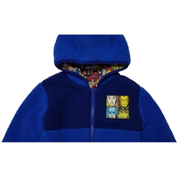 Marvel Avengers Reversible Puffer Jacket (2T) and 1 Pair of Sunglasses - NWT - Picture 6 of 15